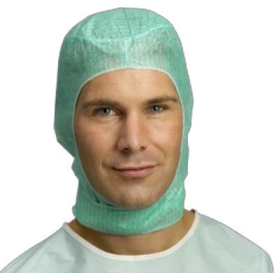 Op mössa hjälm Tuck Barrier, one size grön