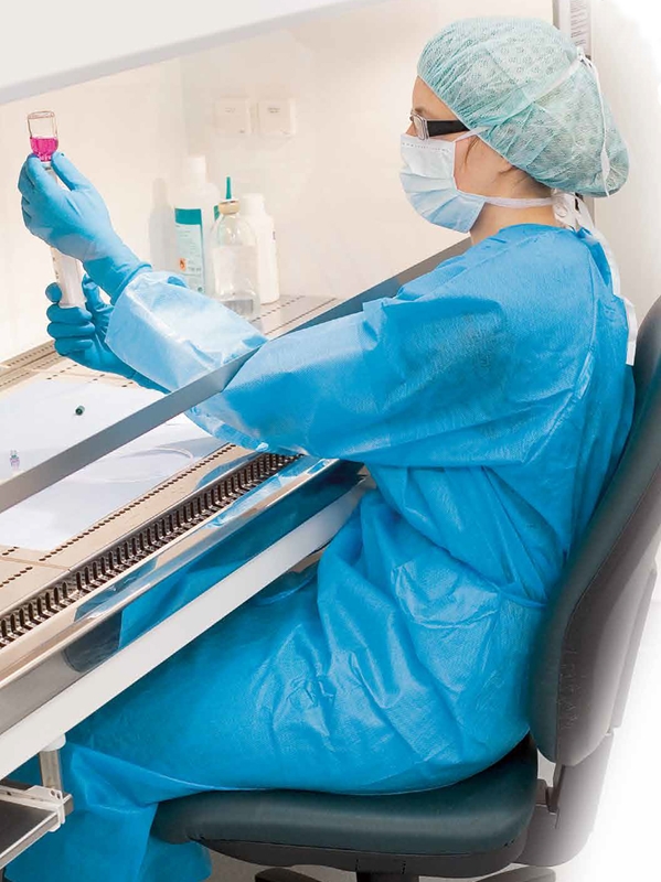 Skyddsrock engångs Chemoprote, M liten