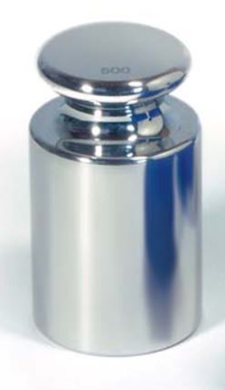 Kontrollvikt med certifikat, 200g Chromad stål