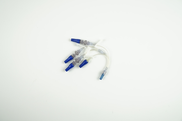 Inj.port desinf membran, 4v förlslang 16 cm skjutklämma - ICU Medical - 1