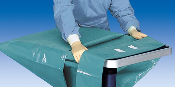 Assistansbordspåse Foliodrape, 80x145cm