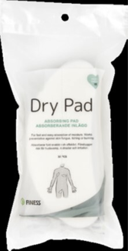 Skydd för kroppsveck Dry Pad,  8x19cm rundad vit - Dry Pad - 2