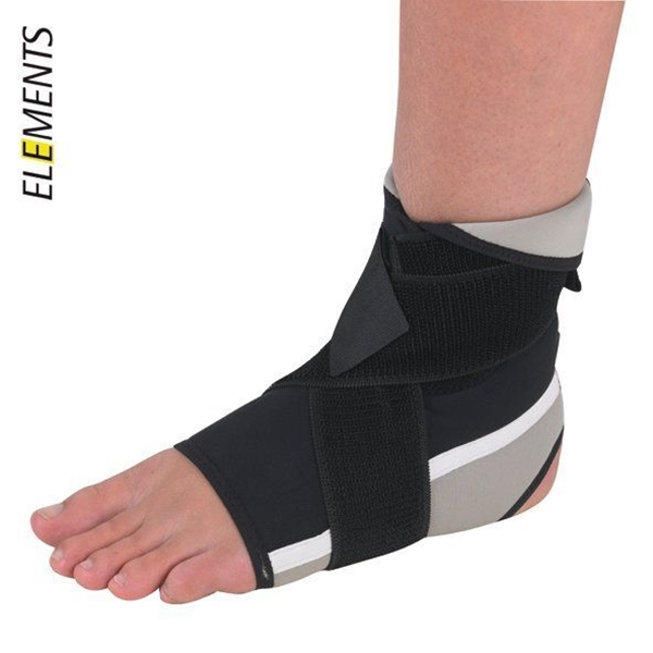 Ankelstöd  Elements, L svart/grå