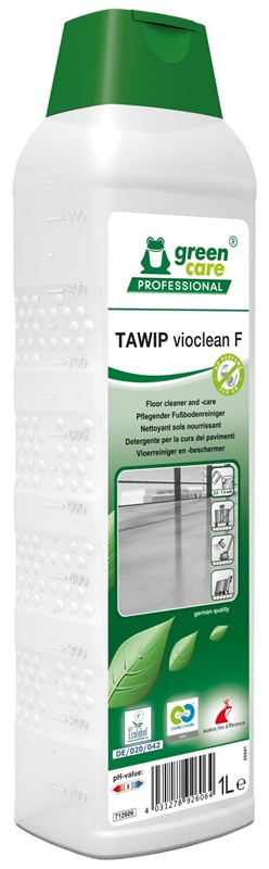 Golvvårdmedel TAWIP vioclean, 1L oparf pH=7,9/8,1 Ecolabel - Green Care