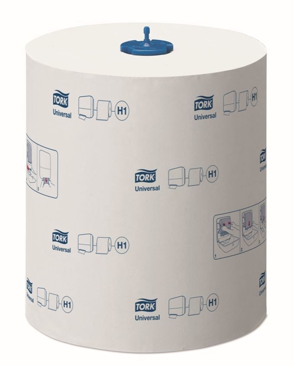 Handduk på rulle 1-L H1, Tork Matic 280m vit - Tork Matic