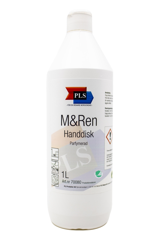Handdiskmedel M&Ren, 1L parfymerad Svanen - PLS