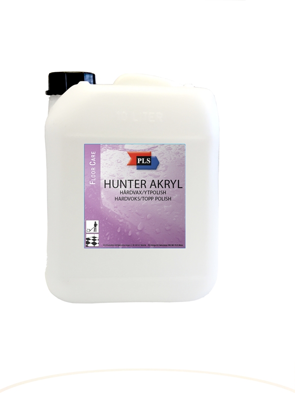 Golvvårdsmedel Hunter Akrylvax, 10L pH=8 - PLS