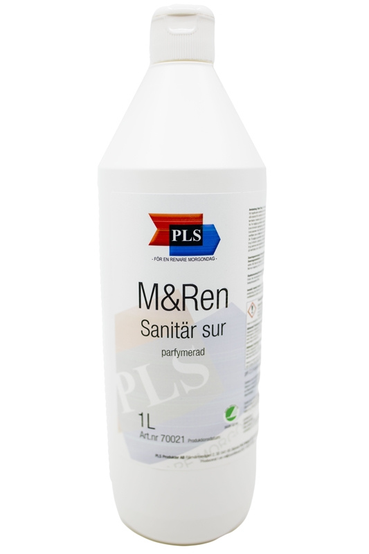 Reng sanitet/toa M&Ren sur, 1L pH=2,5(konc)/4(bruk) parf - PLS
