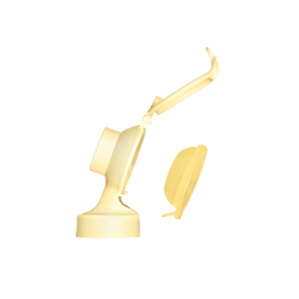 Anslutningsdel till brösttratt, Med membran