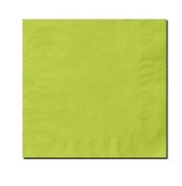 Servett tissue 1/4-vikt 3L, 33x33cm kiwi/lime