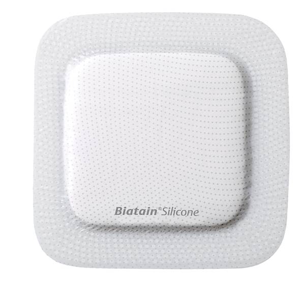 Skumförband silikon Biatain Silicone, 10x10cm Border - Biatain