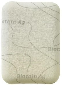 Skumförband silver Biatain Ag, 5x7cm - Biatain
