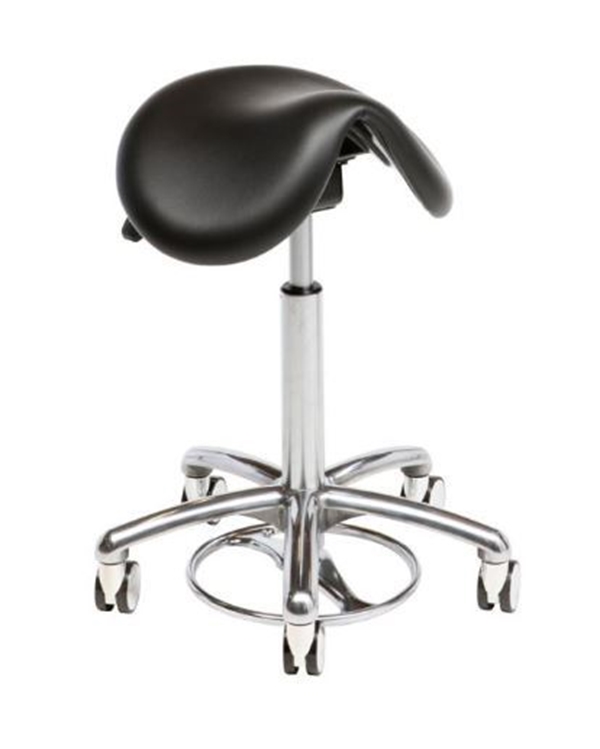 Stol Perfect Lite sadelstol, 5 hjul höj- och sänkbar