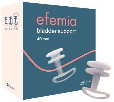 Kontinensstöd flergångs Efemia, 40mm silikon L