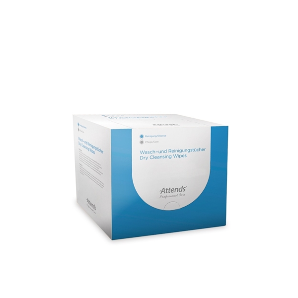 Tvättlapp papper 4L, 20x30cm vit torr i box