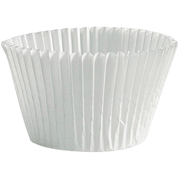 Bakform papper rund, 62x54mm vit