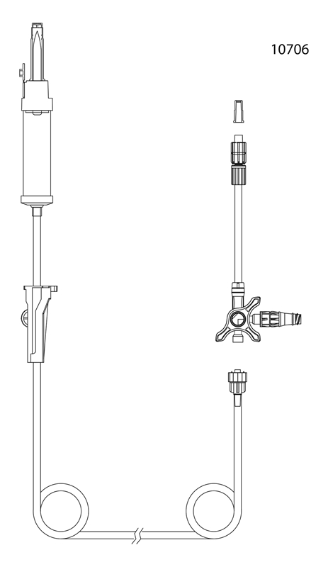 PVC-fri produkt m MicroClave, 195cm 3vkr+MCC FilterStop - evercare® inLine - 2