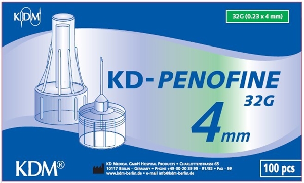 Pennkanyl KD-Penofine, 32G (0.23 x 4 mm) Grön - KD-Penofine - 1