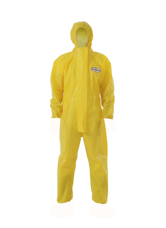 Heldräkt Kleenguard A71, M med kemiskt skydd gul