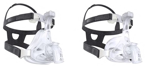Ventilatormask AV541, L m CapStrap std knärör