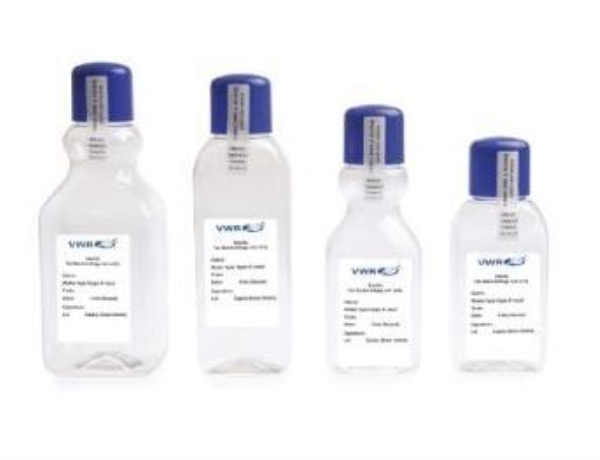 Flaska vattenprovtagning, 500mL blå steril