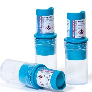 Formaldehydlösning buffrad 4%, 20mL BiopSafe. Biopsikontainer