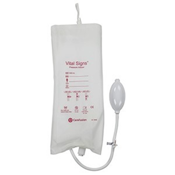 Övertrycksmanschett VitalSigns, 1000ml manometer 3-v kran eng