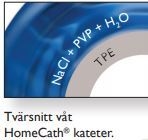 Tappningskateter HomeCath Plus, Ch14 40cm Nelaton PVC-fri - HOMECATH - 2
