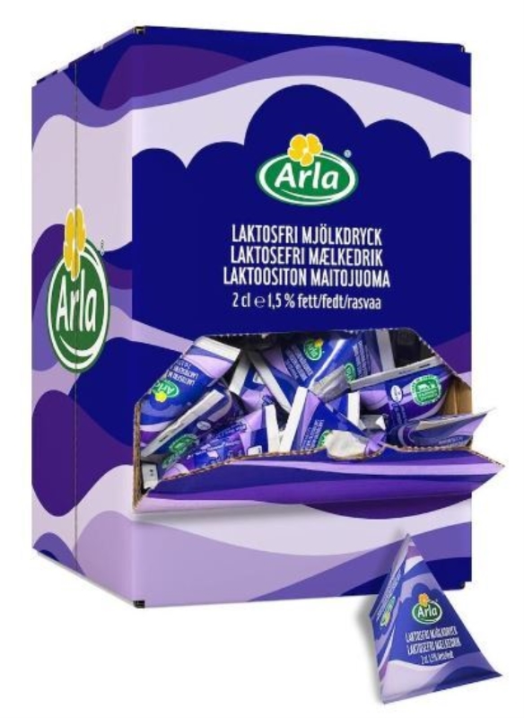 Laktosfri mjölk 1,5%, 100x20ml