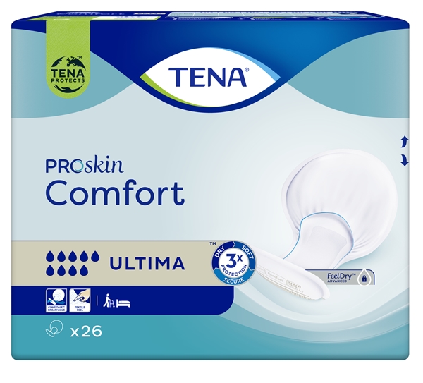 Inkontinensskydd för fixering i byxa, TENA Comfort Ultima  - Tena