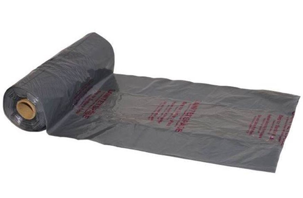 Sanitetspåse LLD plast, 320x400mm 17my grå