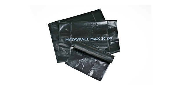 Sopsäck LD plast PolyREG, 125L 720x1130mm 100my svart