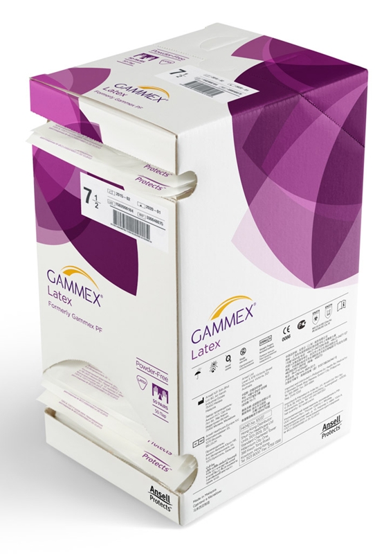 Handske op Gammex Latex, 5,5 puderfri - Gammex - 4