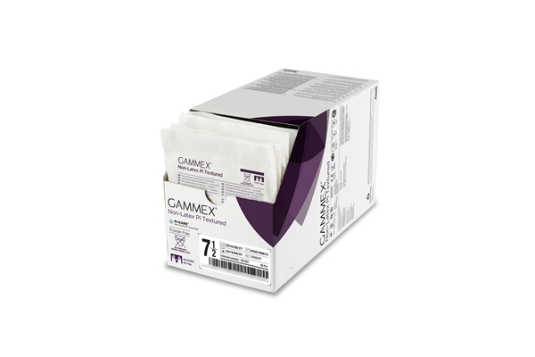 Handske op Gammex Non-Latex PI, 7,5 Textured puderfri - Gammex - 3