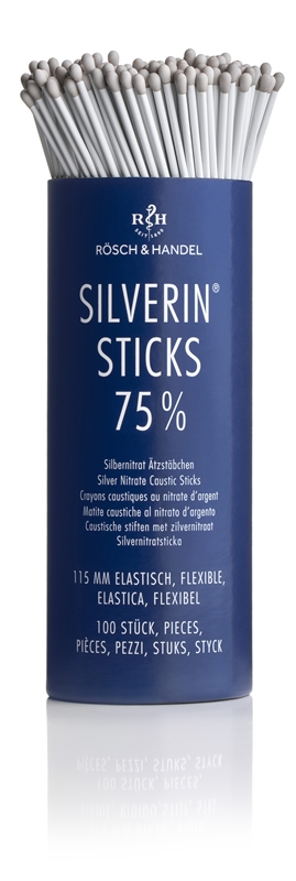 Silvernitratsticka, 75% 115mm liten topp