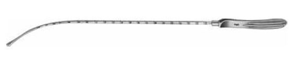 Sond uterus böjbar, 4/330mm, nysilver