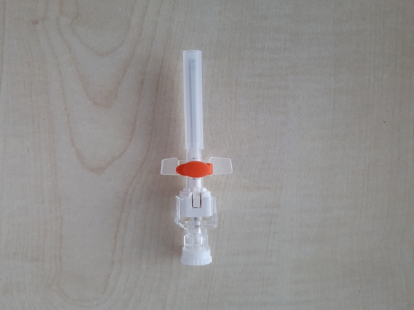 Infusionskanyl Delta Self Safe 2, 2,2x45mm 14G orange m port - Delta - 1