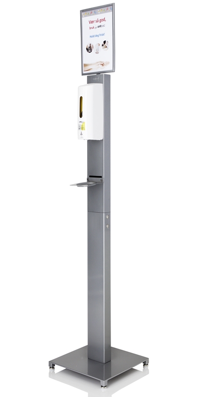 Golvställ DAX i stål, exklusive dispenser - Dax