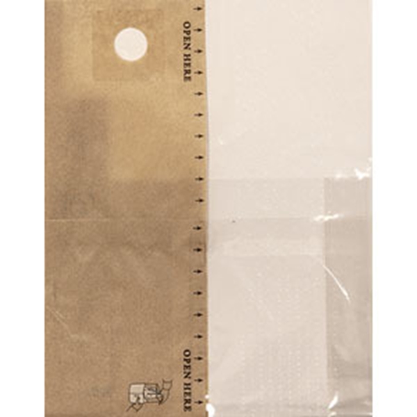 Brödpåse med fönster, 180x130mm brun