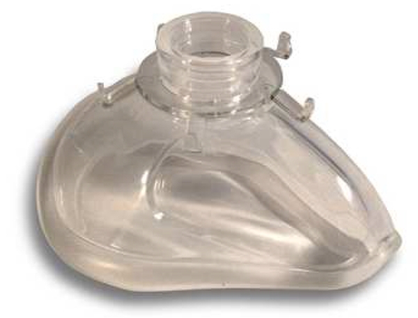 Narkosmask ClearFlex economy, stl4 silikon anatomisk flerg - 1