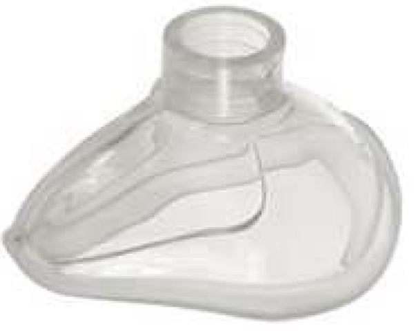 Narkosmask ClearFlex economy, stl2 silikon rund flerg - 1