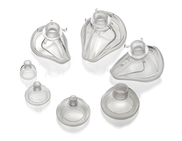 Narkosmask ClearFlex economy, stl5 silikon anatomisk flerg - 2