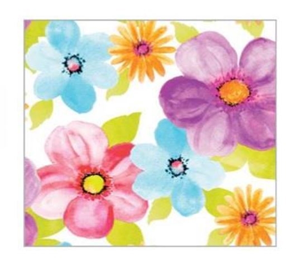 Servett Airlaid 1/4-vikt 1L, 40x40cm mönster Luana flower