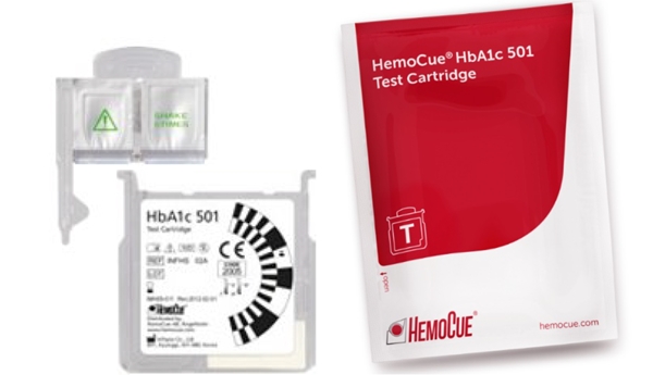 Test HemoCue HbA1c 501 , testkasett - 1