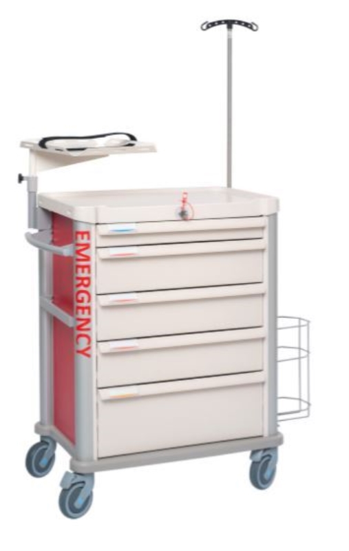 Akutvagn Villard, 77x51x101cm röd