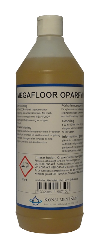 Golvrengöring Megafloor, 1L oparfymerad - 1