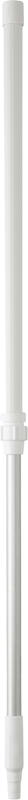 Teleskopskaft Vikan, 1305-1800mm aluminum/vit - Vikan