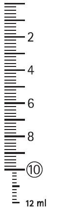 Spruta luer 3komp Beroject, 10ml grad 0,2ml centrisk - Beroject - 2