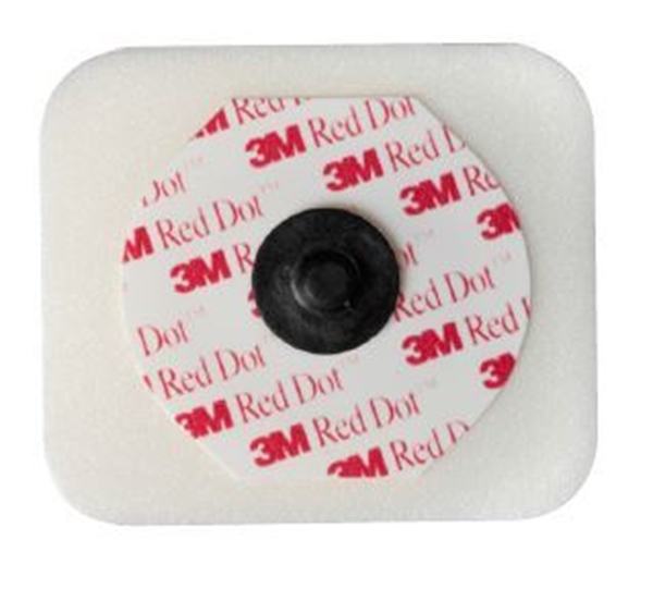 EKG elektrod 3M RedDot, 35x40mm kolknapp långtid