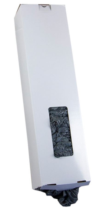 Skoskydd plast refillförpackning, 15x41cm L 30my Premium grå